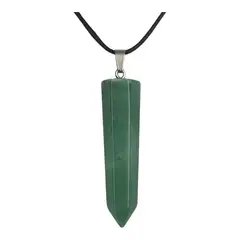 GENERICO - Collar Colgante Piedra JADE VERDE