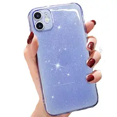 GENERICO - Carcasas Colores Candy Brillo Silicona Para iPhone 13 Lila Neón