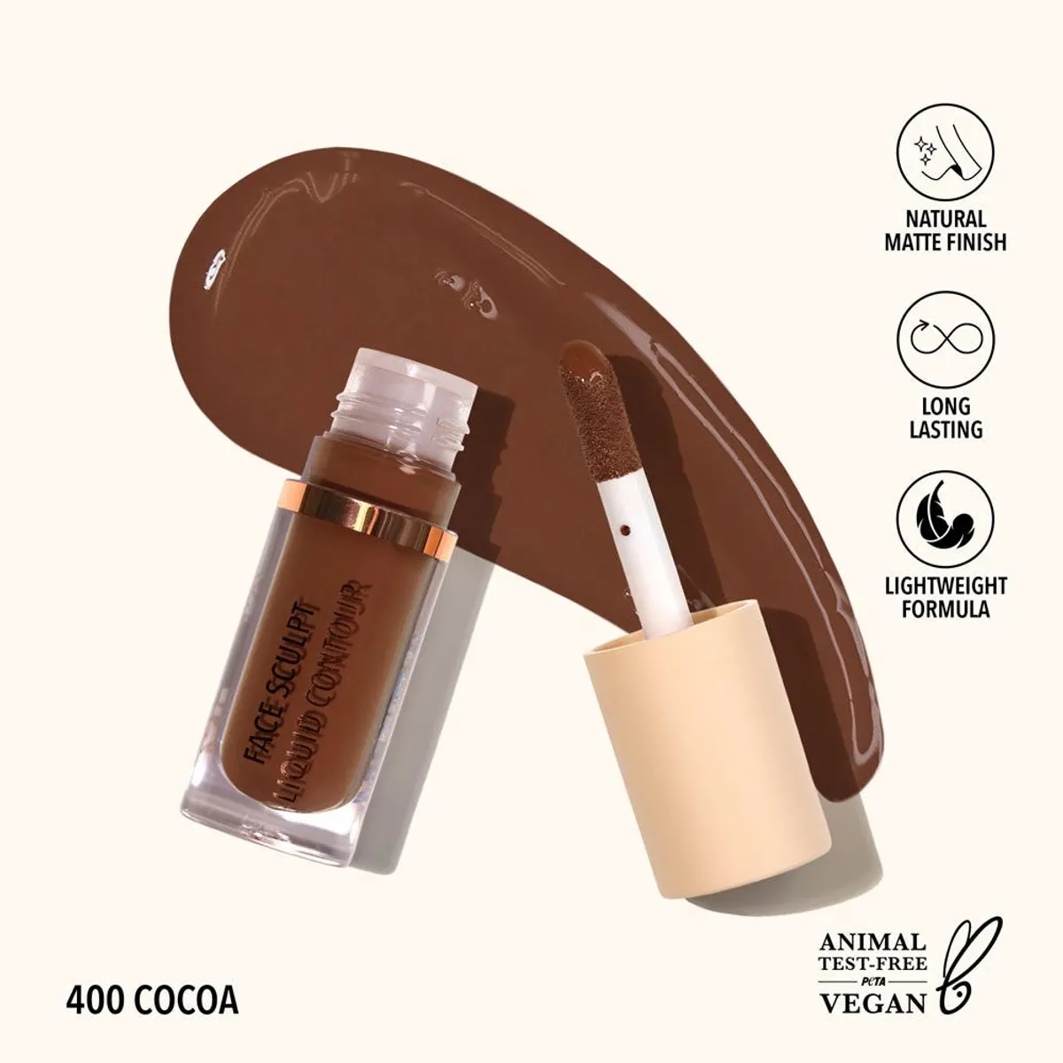 MOIRA - Contorno face sculpt cocoa 400
