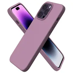 GENERICO - Carcasa De Silicona Para iPhone 14 Pro Max-Purpura Claro
