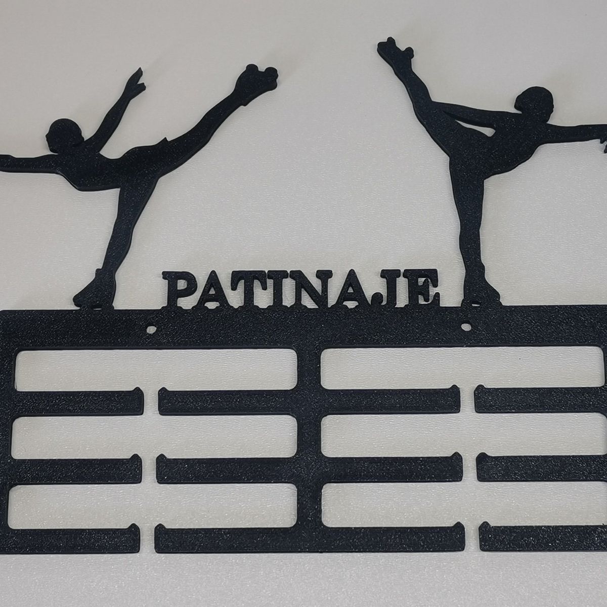 GENERICO - Medallero  Porta Medallas de Patinaje - Negro