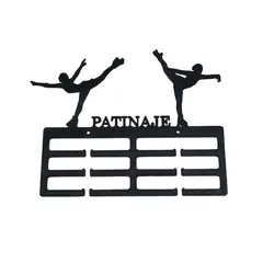 GENERICO - Medallero Porta Medallas de Patinaje - Negro
