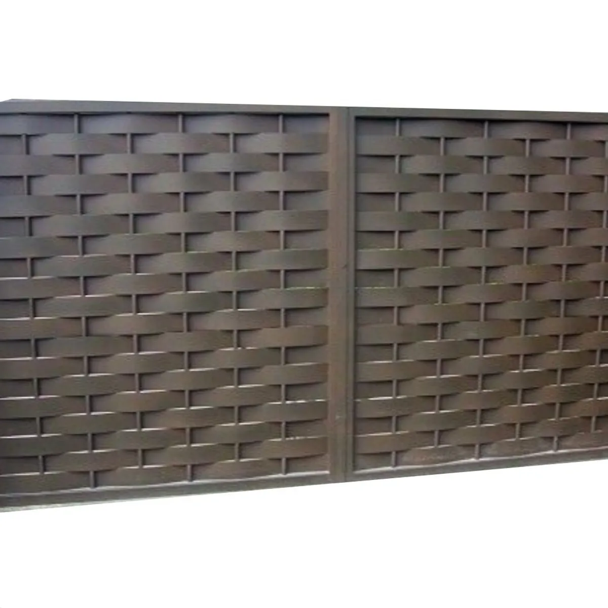 VALSTORE DECO Y DESIGN - Cinta cubre cercos Café Valstore 5 M2, Ancho 65 mm, incluye broches