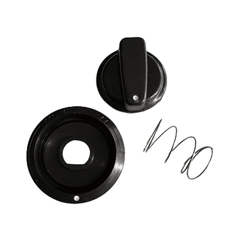 GENERICO - Perilla Cocina Fensa Mademsa Negra 8mm Titanium