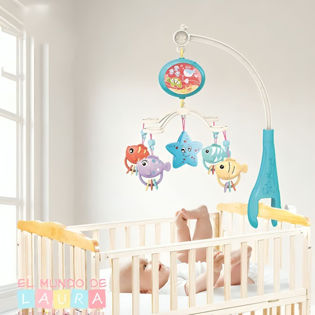 OEM - Movil Infantil Estrella  y Cielos Nocturnos cod 668-113