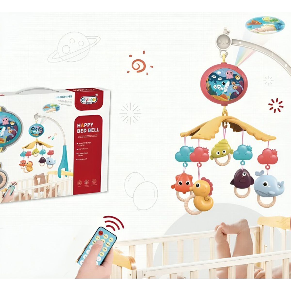 OEM - Movil Submarino con control Remoto Con Proyección de imagen 668-23