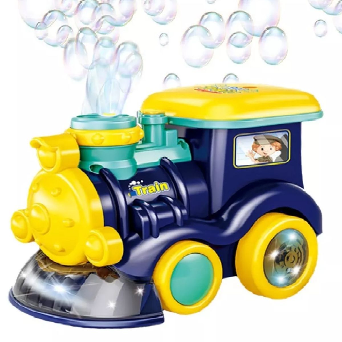 GENERICO - Tren Eléctrico Burbujas con Movimiento Sonido Y luces