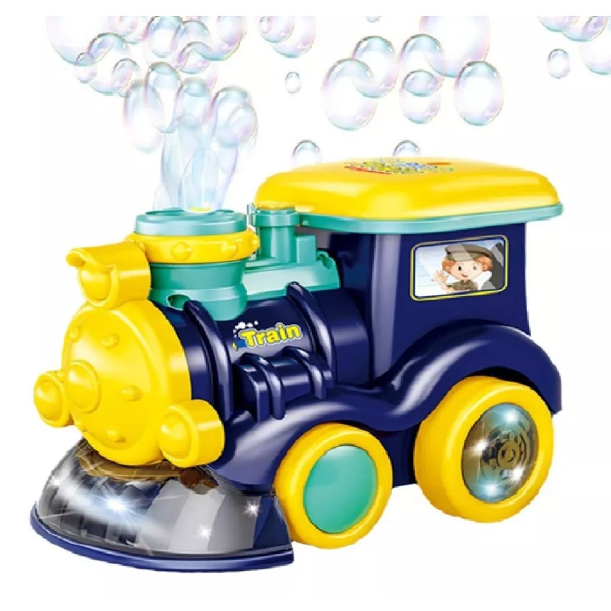 GENERICO - Tren Eléctrico Burbujas con Movimiento Sonido Y luces