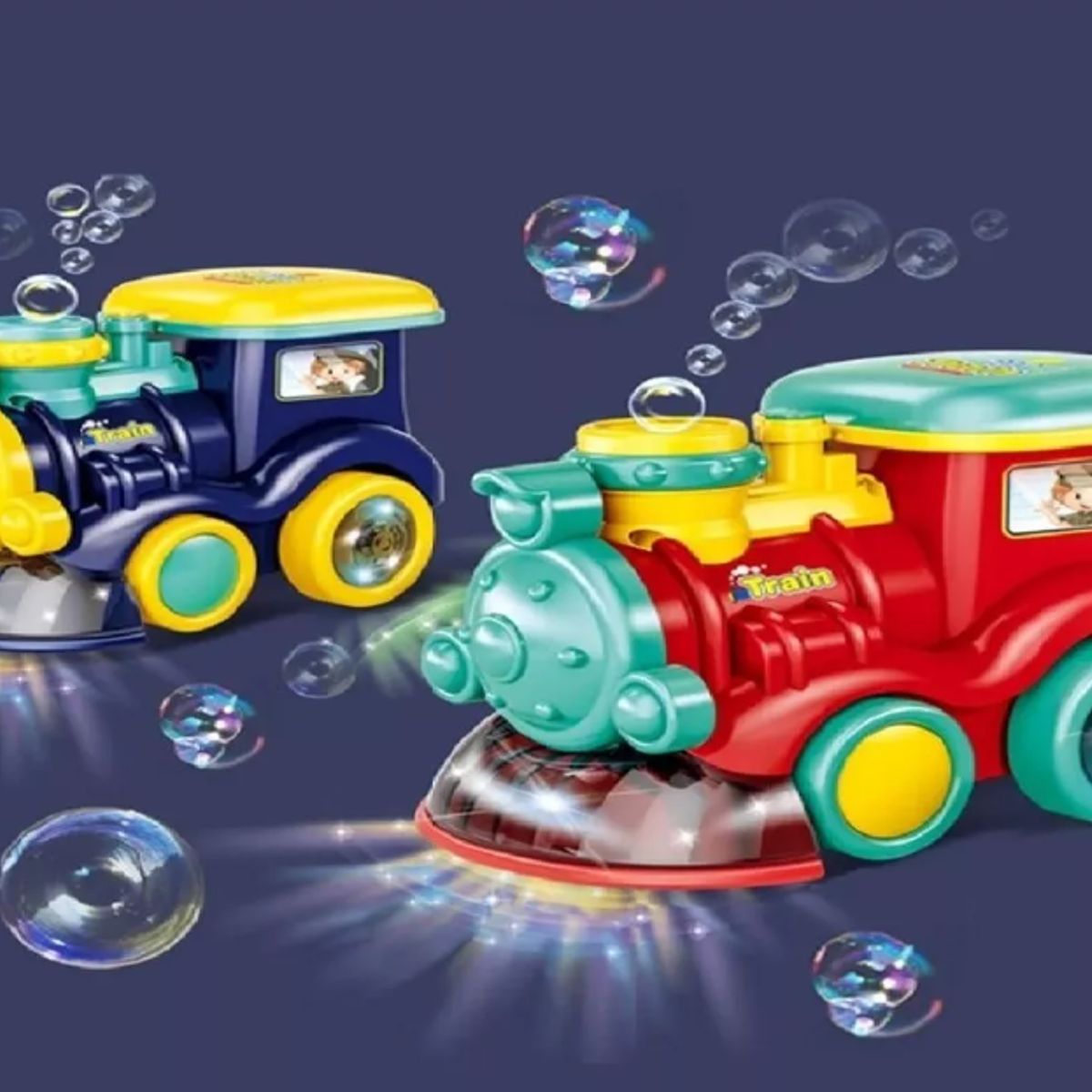 GENERICO - Tren Eléctrico Burbujas con Movimiento Sonido Y luces