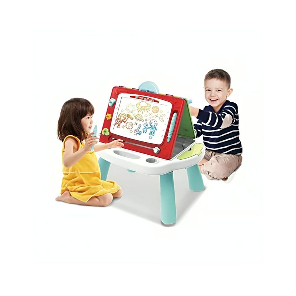 GENERICO - PIZARRA DOBLE 2 EN 1 MAGNETICA PARA NIÑOS