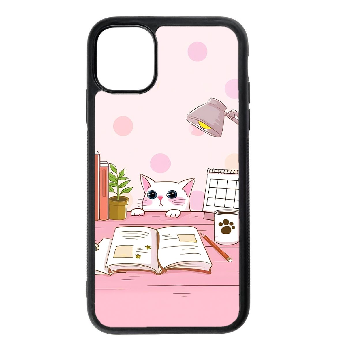 GENERICO - Carcasa para IPHONE 12 MINI diseño gatito 3