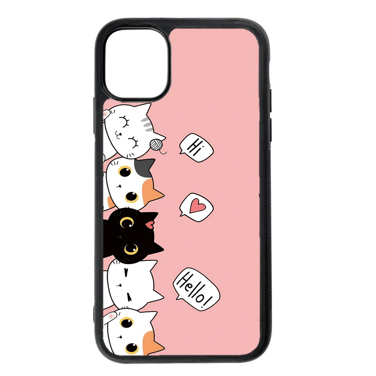 GENERICO - Carcasa para IPHONE 12 - 12 PRO diseño gatito 1