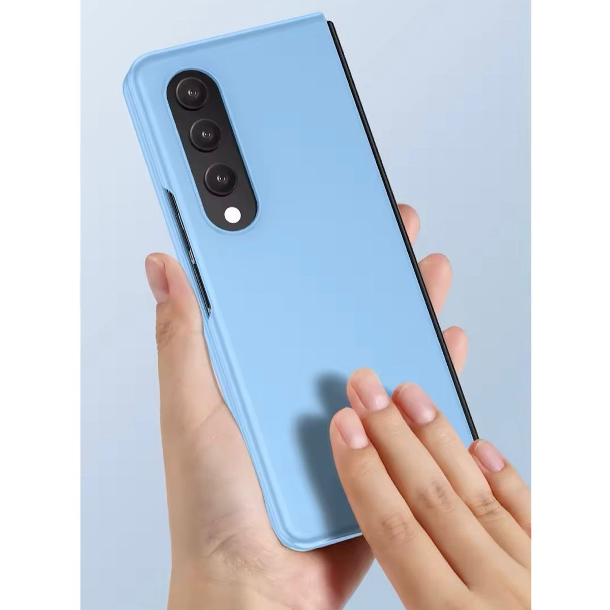 GKK - Carcasa Plegable Para Samsung Z Fold 4 - Azul Cielo