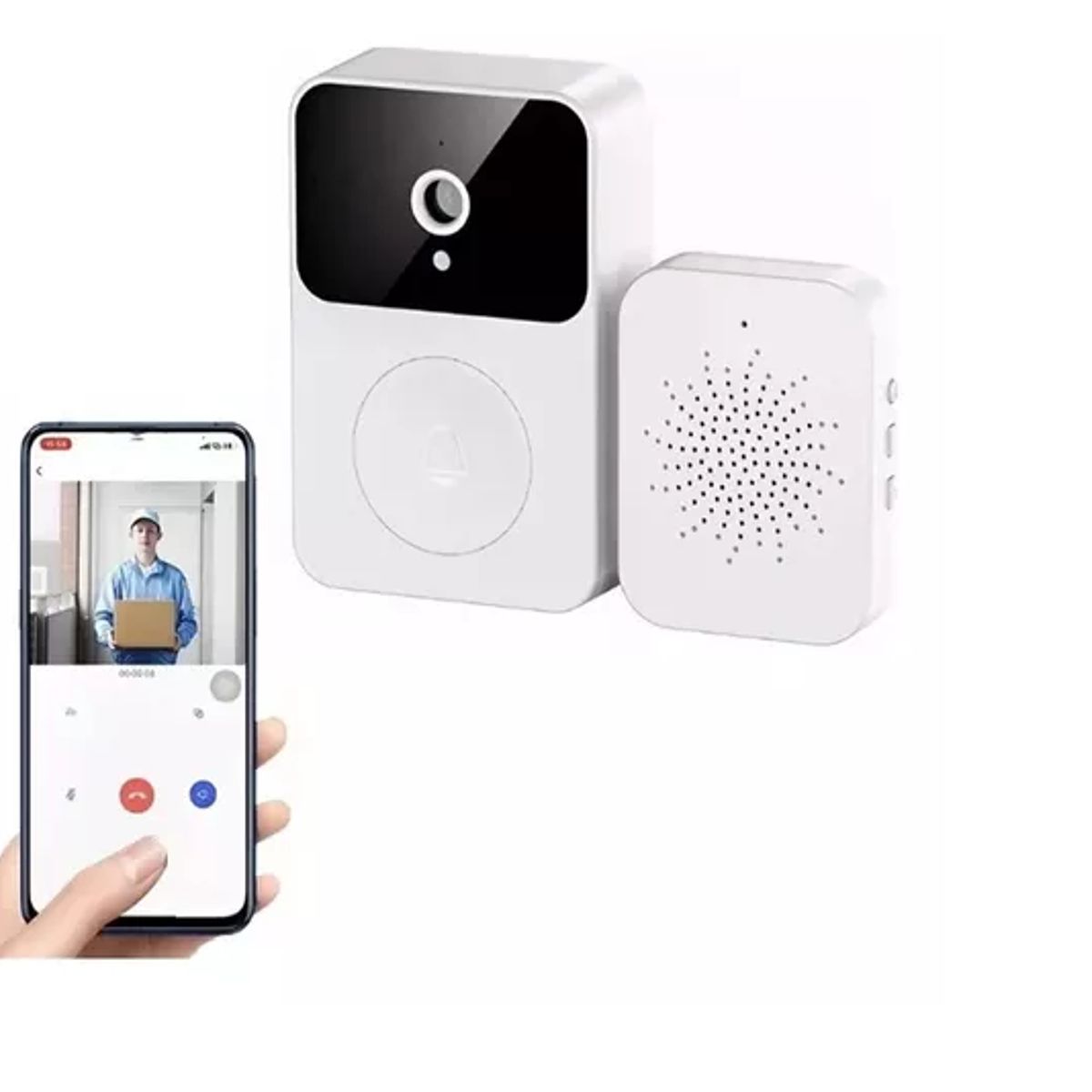 GENERICO - Timbre Inalámbrico Portátil Para Exteriores