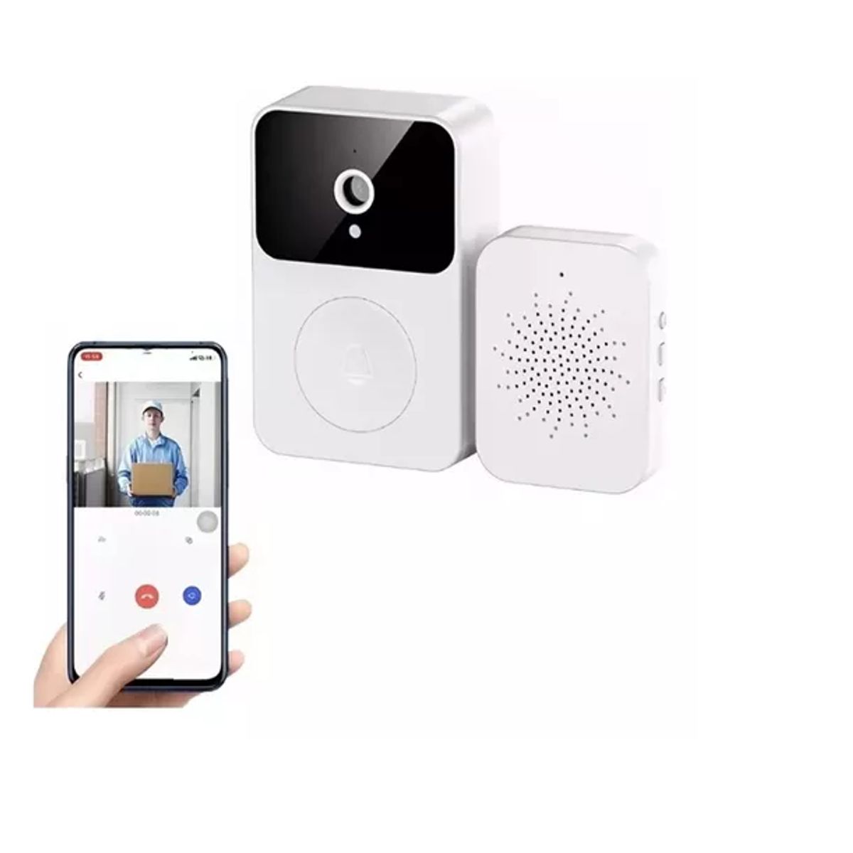 GENERICO - Timbre Inalámbrico Portátil Para Exteriores