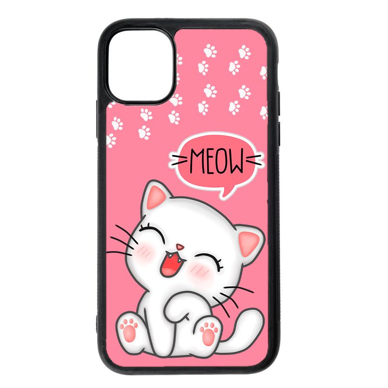 GENERICO - Carcasa para IPHONE 11 PRO diseño gatito 35
