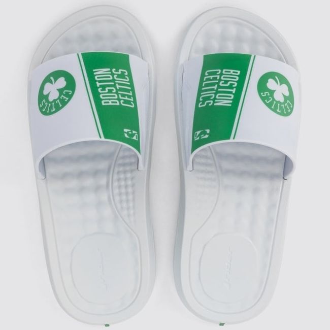 RIDER - Sandalia Hombre Blanco/Verde Celtics NBA