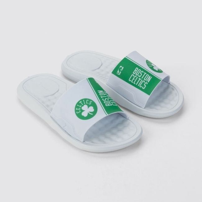 RIDER - Sandalia Hombre Blanco/Verde Celtics NBA