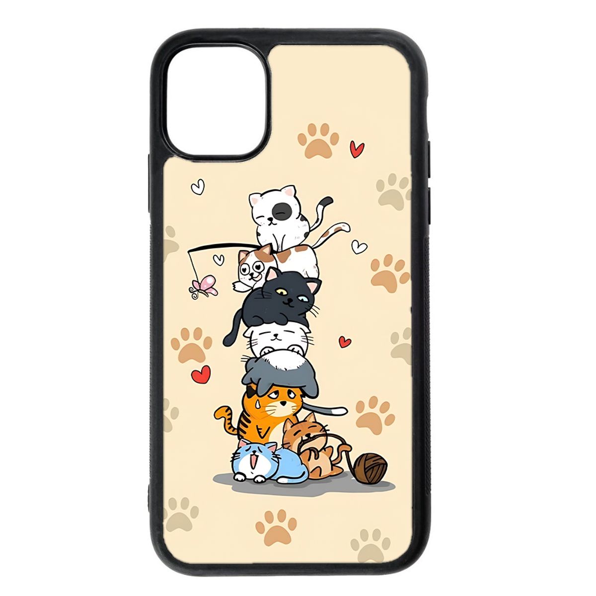 GENERICO - Carcasa para IPHONE 12 - 12 PRO diseño gatito 25