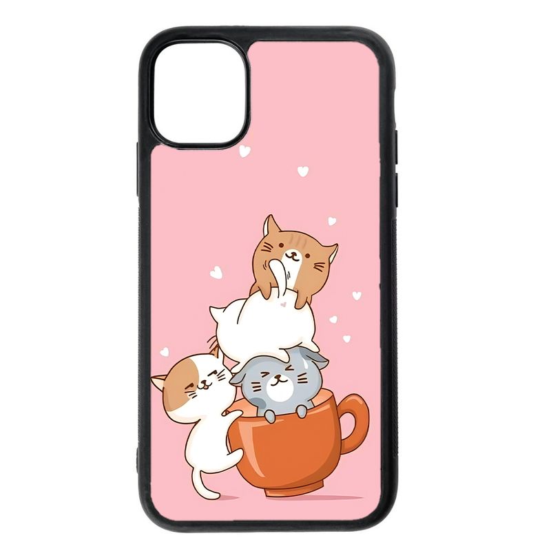 GENERICO - Carcasa para IPHONE 12 - 12 PRO diseño gatito 45