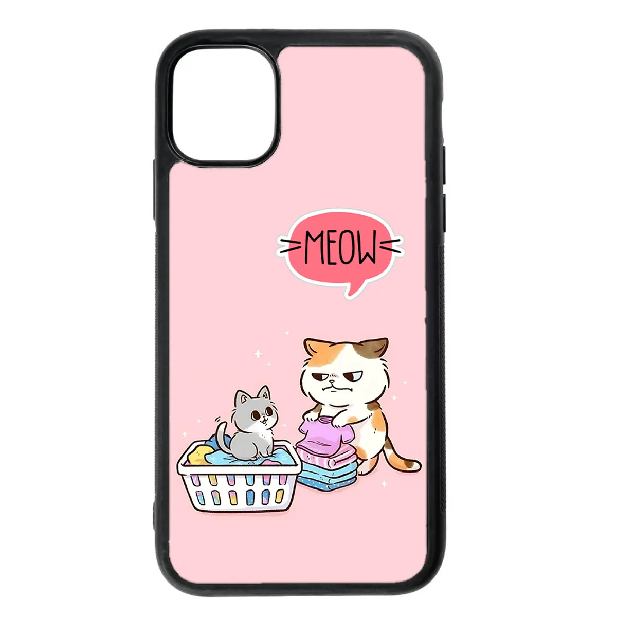 GENERICO - Carcasa para IPHONE 13 diseño gatito 16