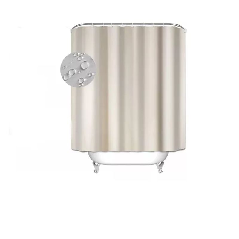 GENERICO - Cortina De Baño Impermeable De 180x180 Cm + 12 Ganchos