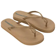 IPANEMA - Sandalia Mujer Beige/Dorado Drip v