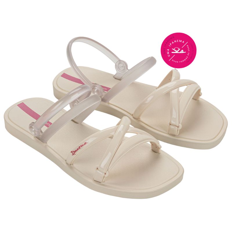 IPANEMA - Sandalia Mujer Beige Seu Jeito Ipanema