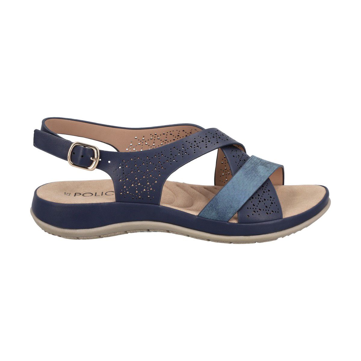POLICE - Sandalia Mujer Azul Catalina Police