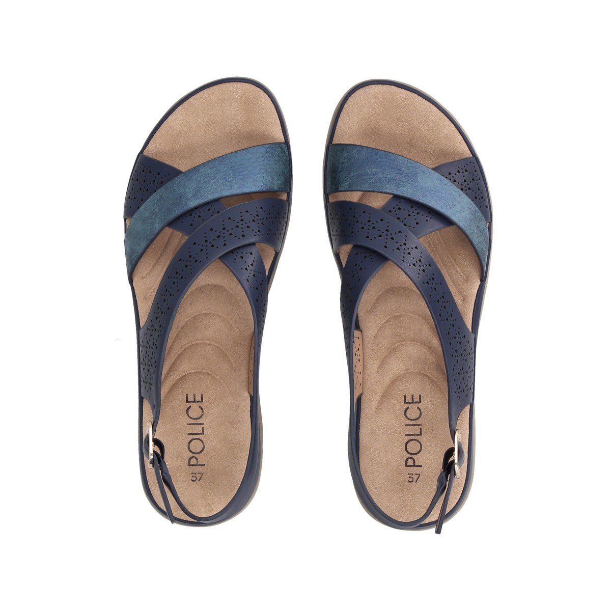 POLICE - Sandalia Mujer Azul Catalina Police