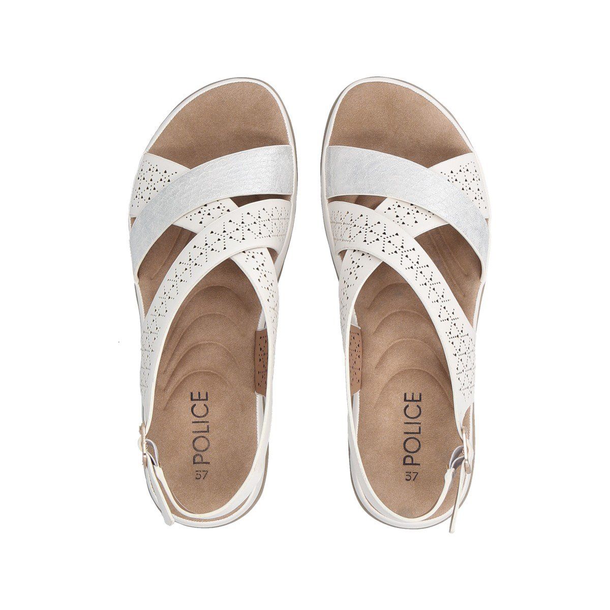 POLICE - Sandalia Mujer Blanco Yoselin Police
