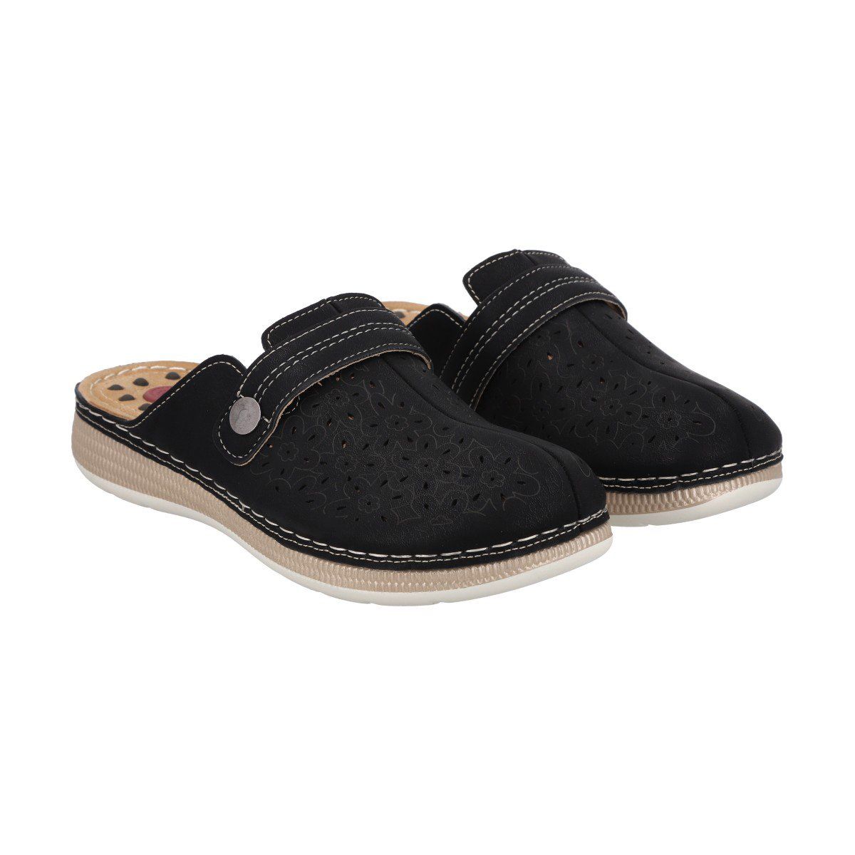 POLICE - Zueco Mujer Negro Marina Police