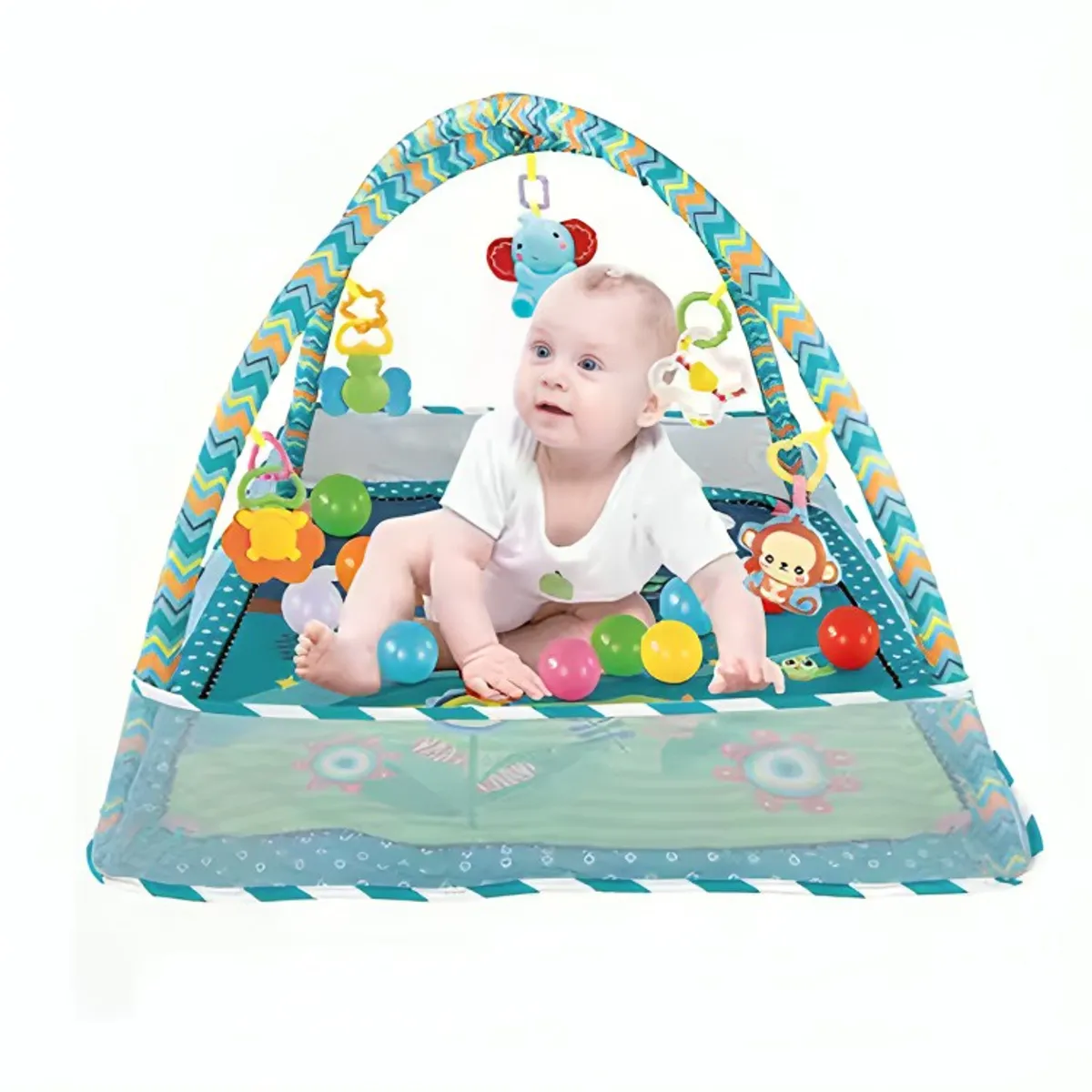 OEM - Gimnasio Con Pelota para Bebe traen 15 pelotas