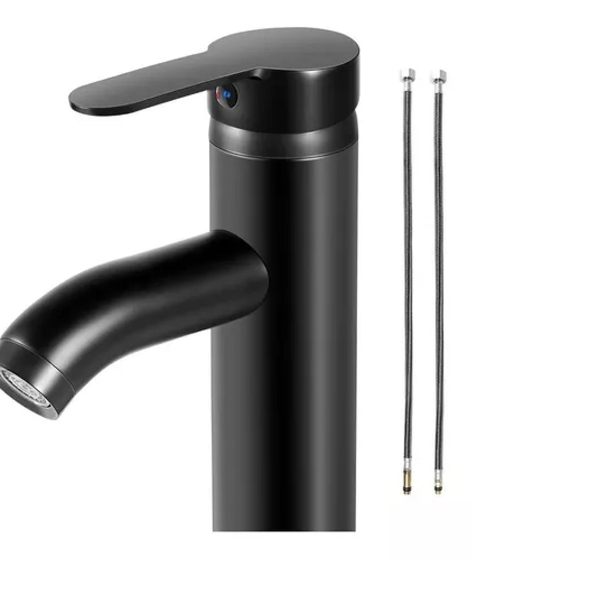 GENERICO - Mezcladora Llave Para Fregadero Lavabo Baño + 2 Mangueras