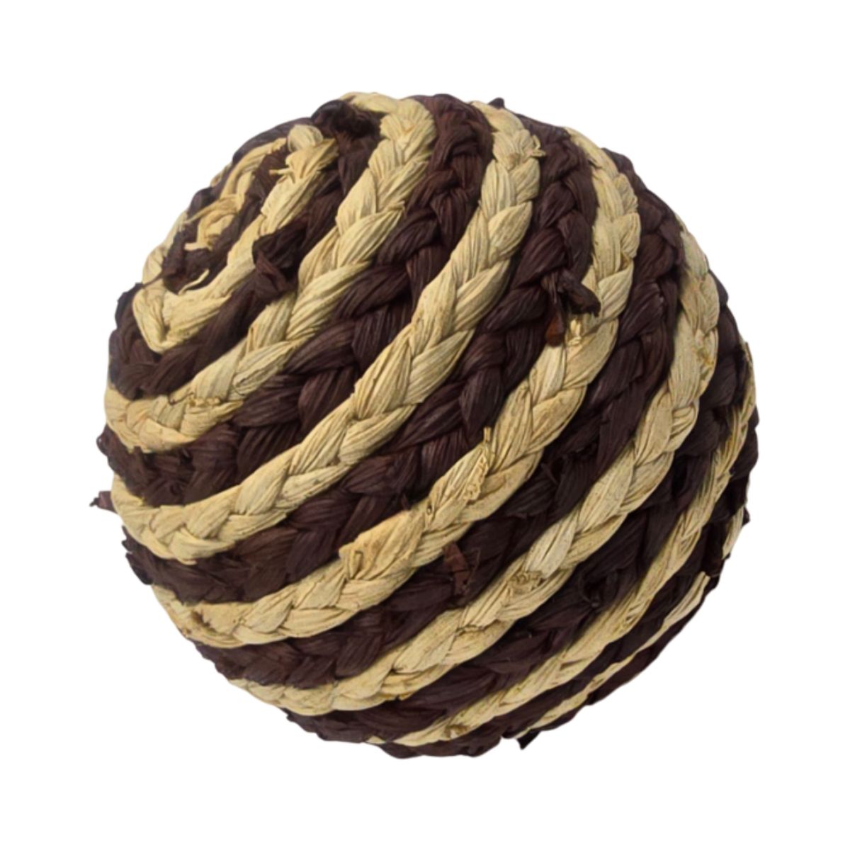 GENERICO - Set 2 Esferas De Yute Cuerda Para Decoracion Pelota Beige