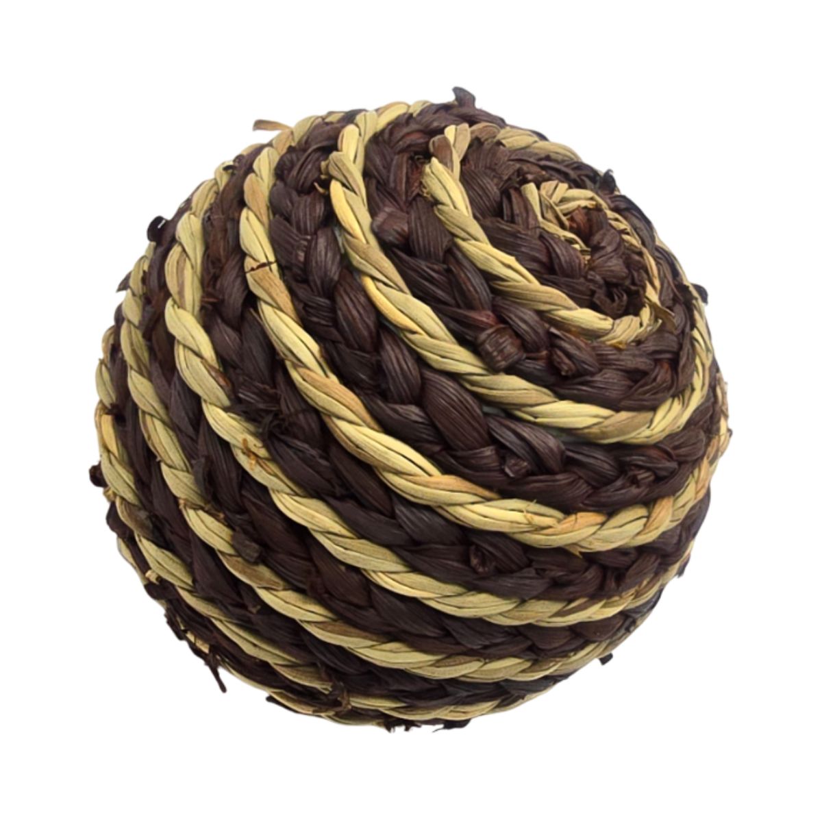 GENERICO - Set 2 Esferas De Yute Cuerda Para Decoracion Pelota Marron