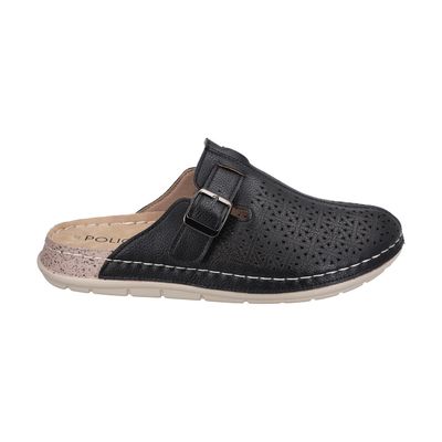 Imagen 1 del producto Zueco Mujer Negro/Camel Marina