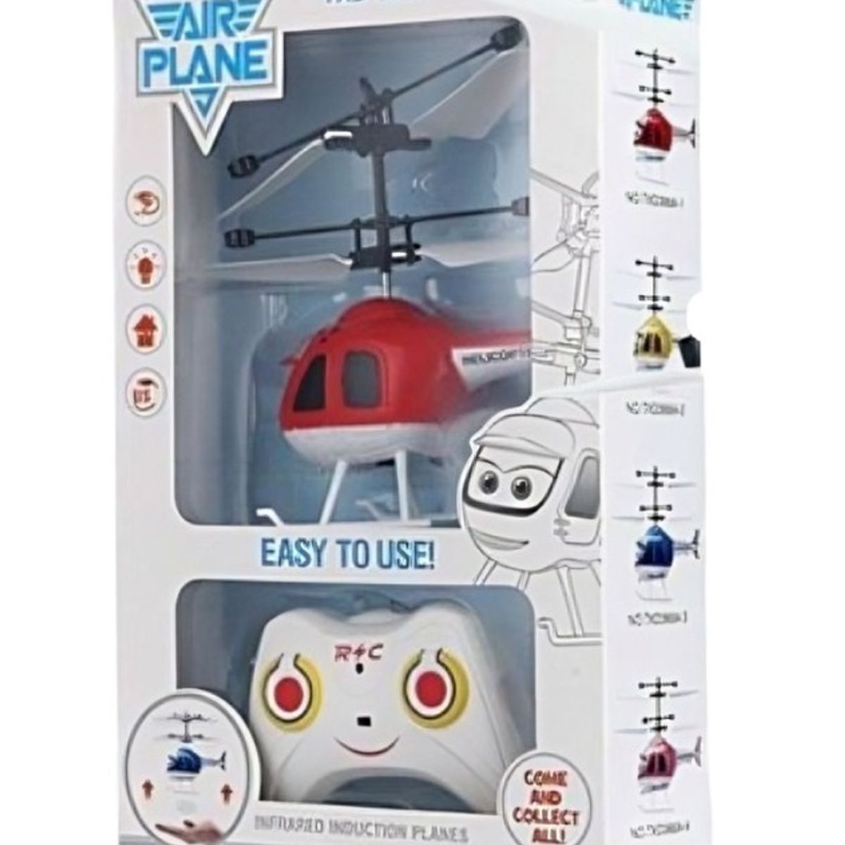 OEM - Helicoptero Infantil con control Rojo