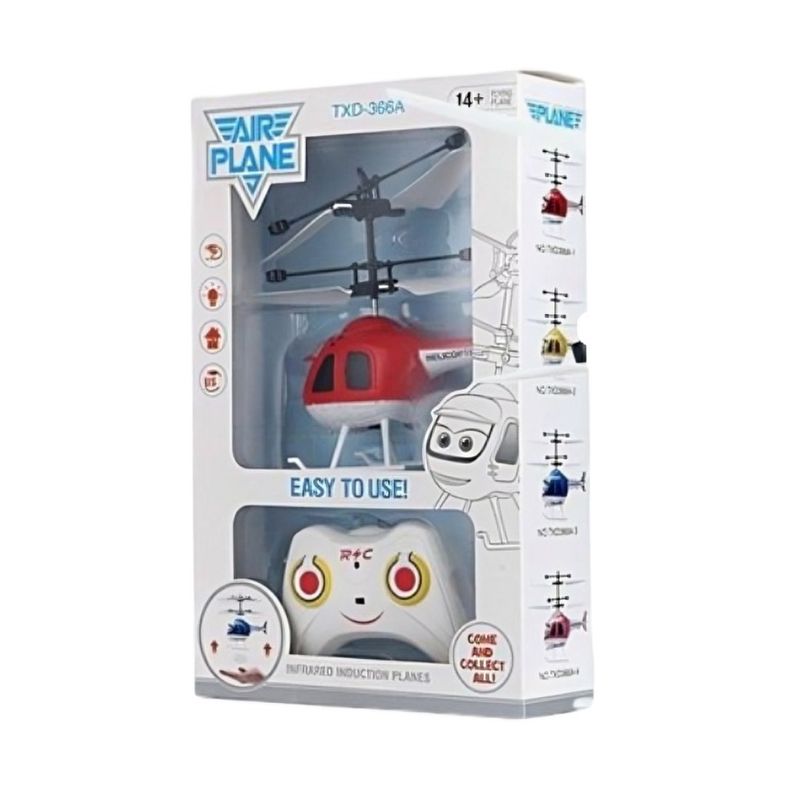 OEM - Helicoptero Infantil con control Rojo