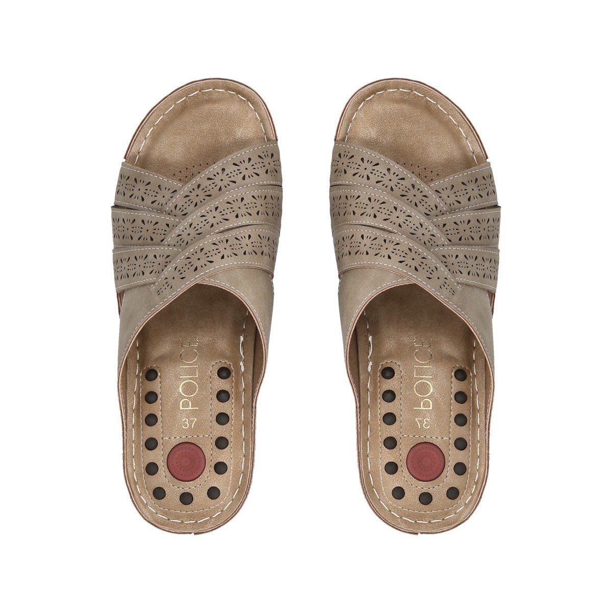 POLICE - Sandalia Mujer Taupe Tamara Police