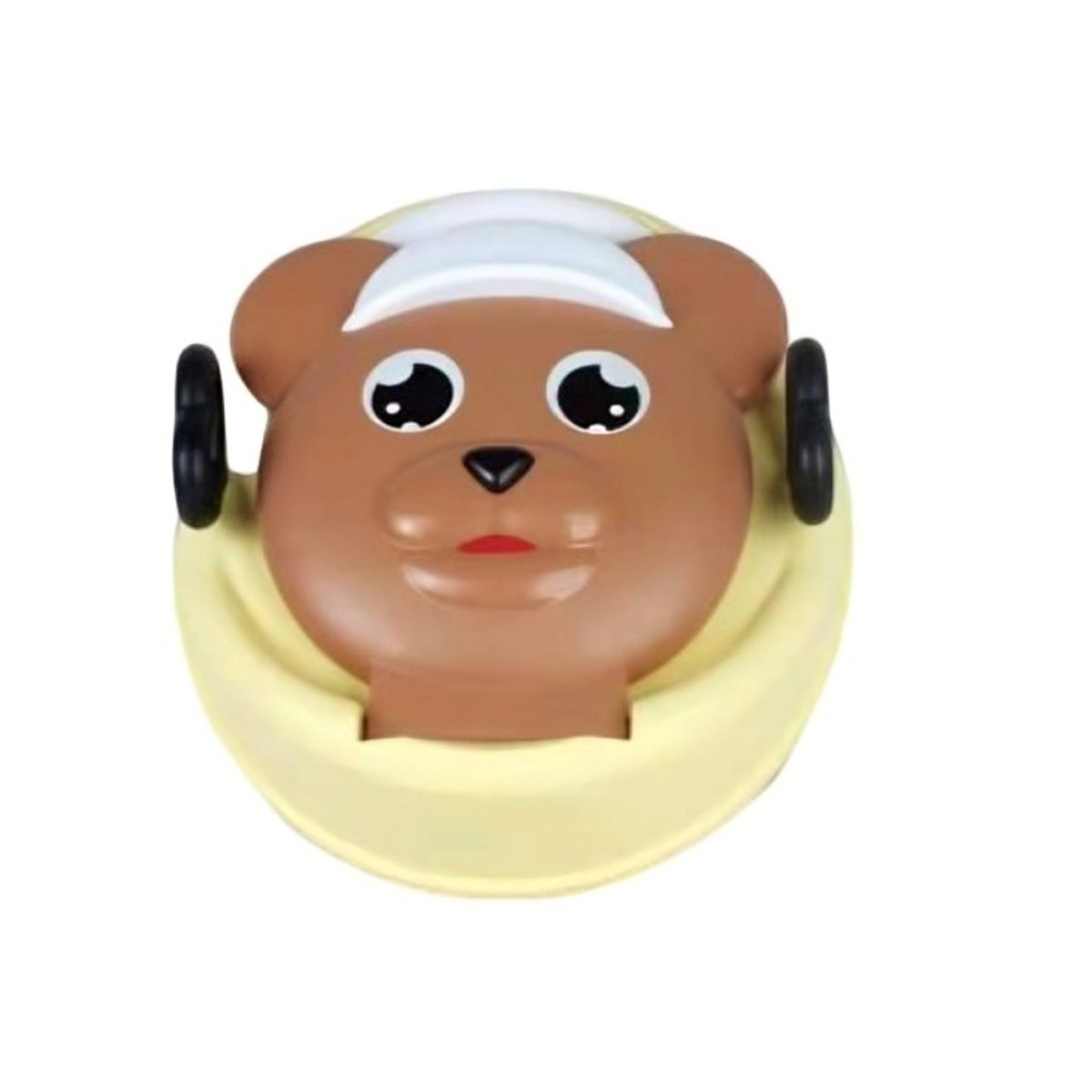 OEM - Pelela Musical 2 en 1 OSO CAFÉ Musica luz con Manilla