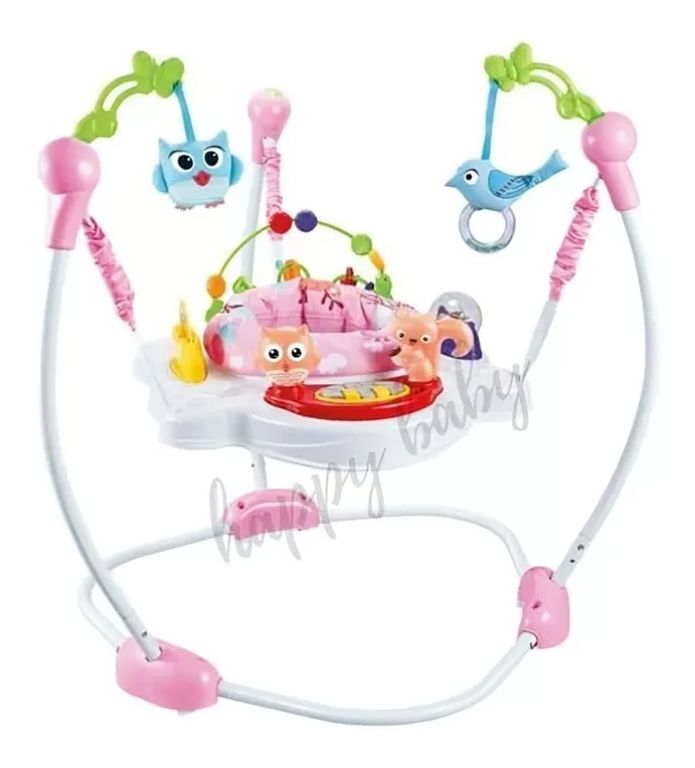 Baby Jumper Musical Multifuncion Rosado