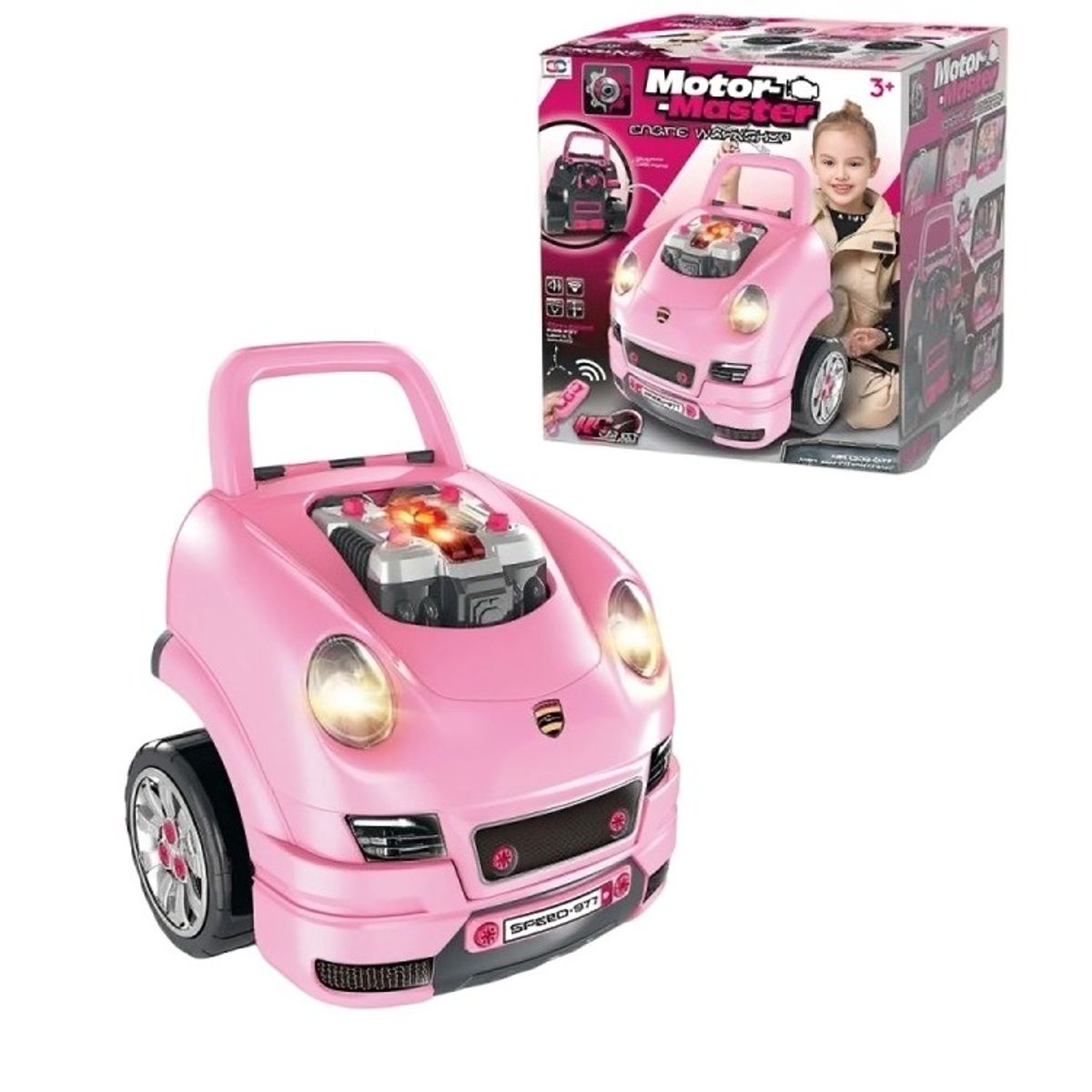 OEM - Taller Mecanico 61 piesas Simulador Rosado