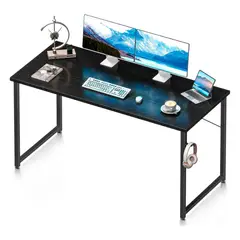 KLIK - Escritorio Home Office Resistente Madera Negra 100cm