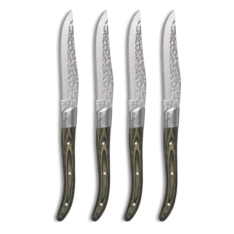 SET 4 CUCHILLOS CARNE VOLCANO LAGUIOLE, CAJA MADERA
