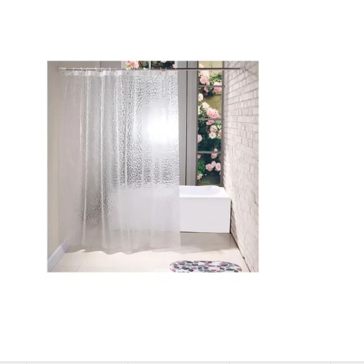 GENERICO - Cortina Forro De Baño Transparente Impermeable