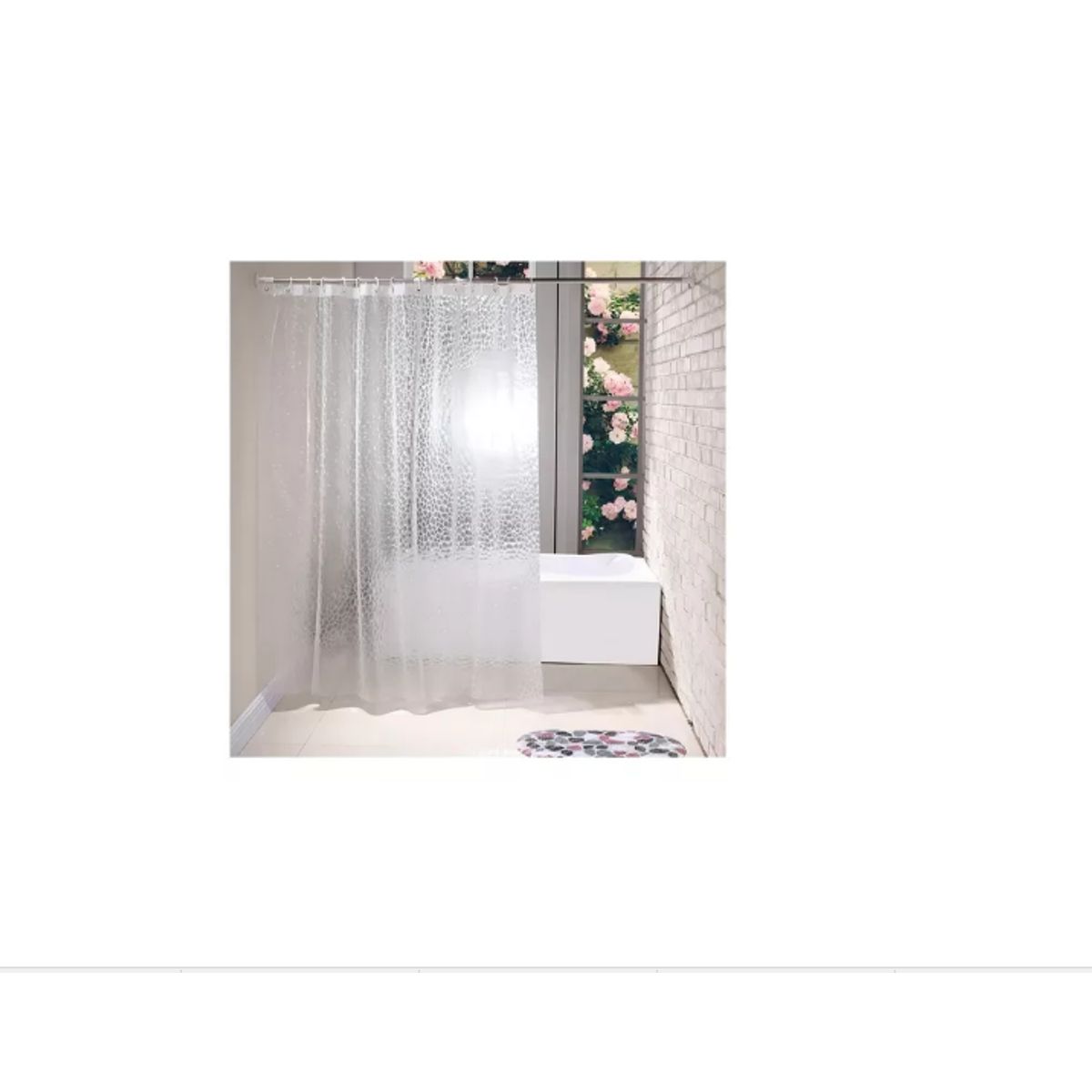GENERICO - Cortina Forro De Baño Transparente Impermeable
