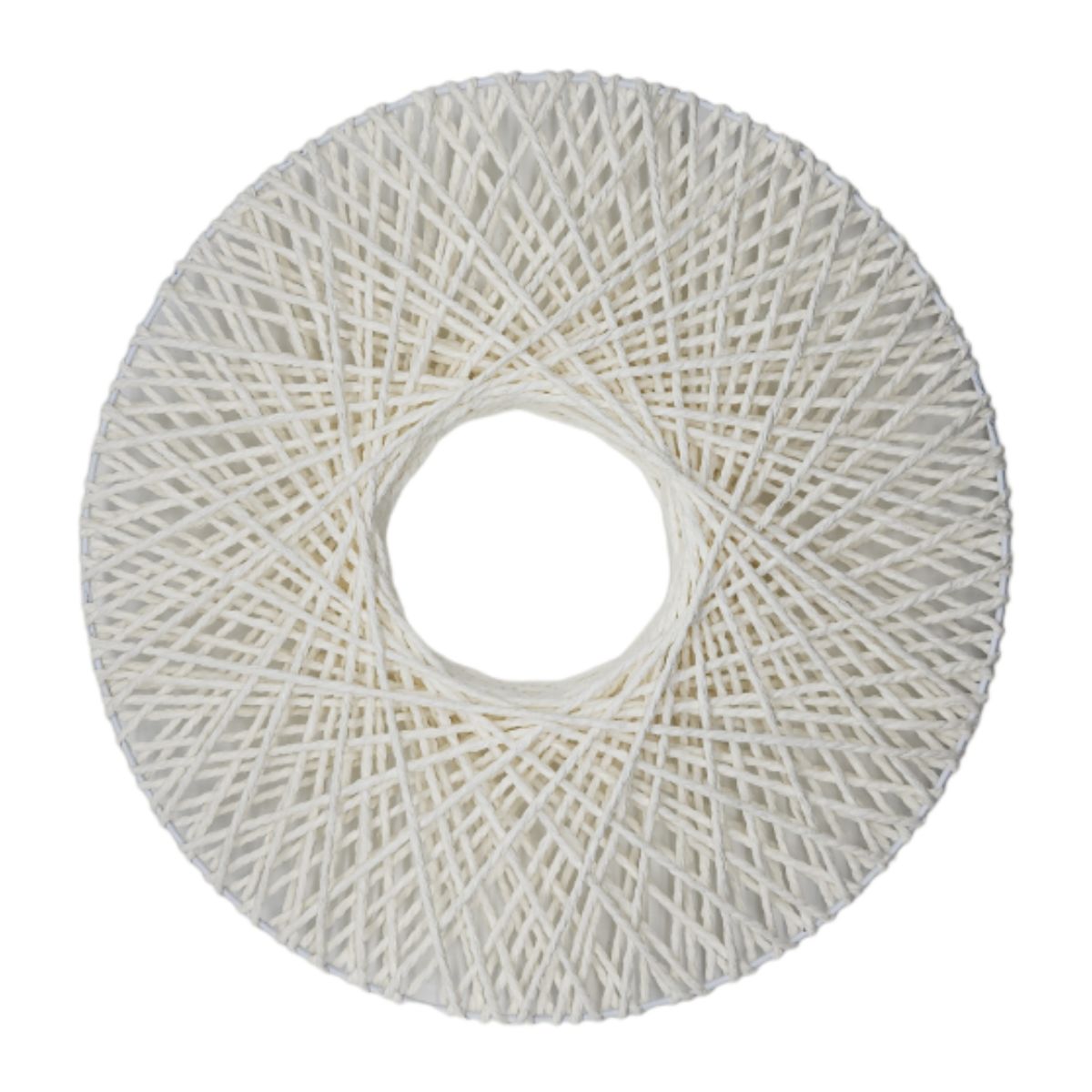 GENERICO - Circulo De Decoracion Colgante Hecho A Mano Living Terraza P - Blanco