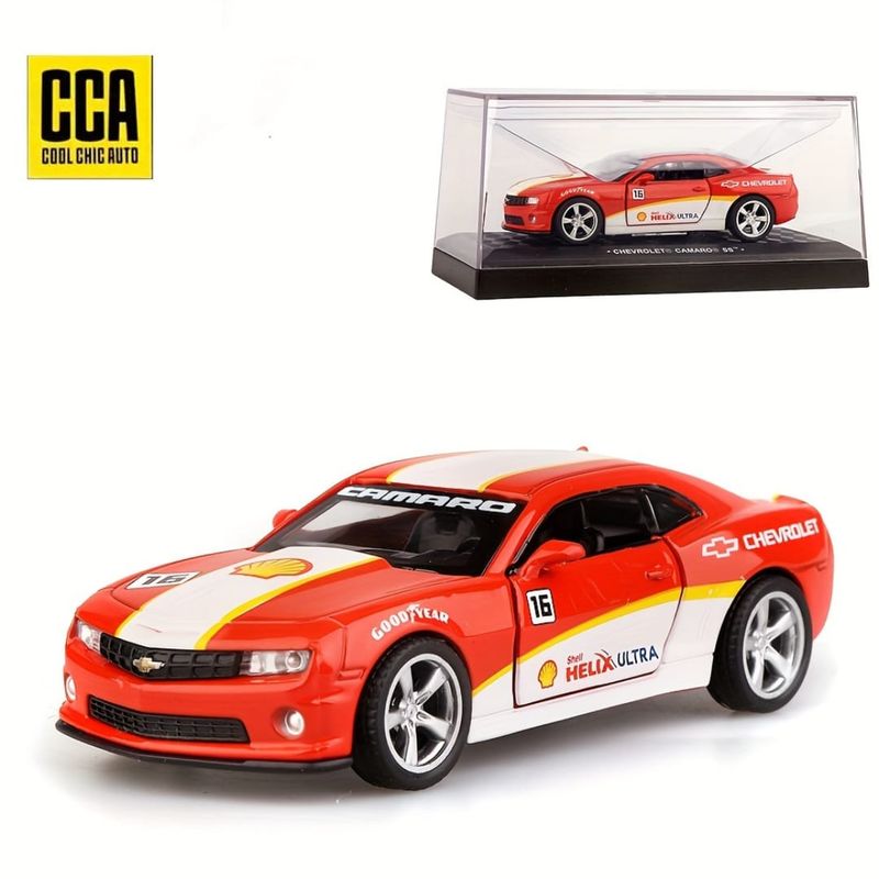 GENERICO - Autos Coleccion Chevrolet Camaro SS SHELL 1 :43 rojo