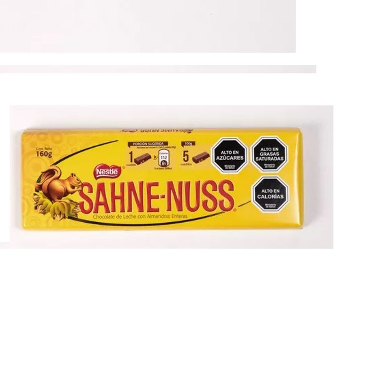 NESTLE - Chocolate Sahne Nuss Barra 160 Gr, Pack X3